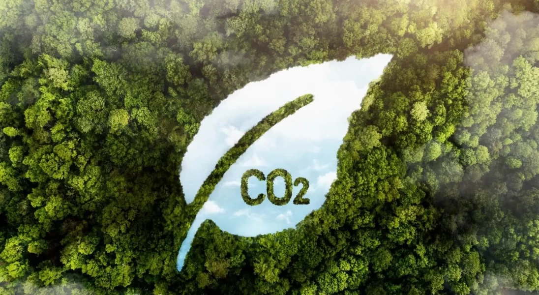 CO2-FUSSABDRUCK